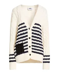 エムエスジイエム レディース アウター カーディガン MSGM White ホワイトのサムネイル