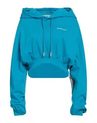 オフホワイト レディース アウター パーカー・スウェット OFFWHITE Turquoise Blue ブルーのサムネイル