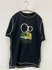 Op オーピー Tシャツ/カットソー M ブラック 前面プリント バックプリント ブランドロゴ ミドル丈 半袖 クルーネック(丸首) メンズのサムネイル