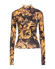 ヴェルサーチ レディース アウター ニット・セータートルネック VERSACE JEANS COUTURE Black ブラックのサムネイル