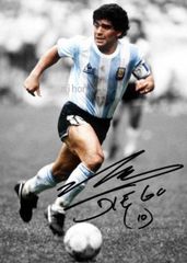 ディエゴ・マラドーナ アルゼンチン代表 直筆サイン入りフォト - メルカリ