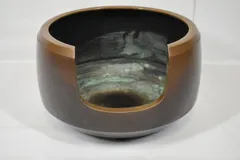 茶道具 唐銅 面取 道安 風炉 尺一 （7） 約4890g 茶道 10-9916 - メルカリ