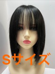フルウィッグ人毛100%人毛ウィッグ医療ウィッグロングストレート広い