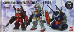 반다이 FW GUNDAM CONVERGE CORE 연방군 3체 세트(건 캐논·건담·건 탱크)