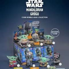 【即納】14時まで当日発送 新品未開封 Hot Toys ホットトイズ COSBI コスビ スターウォーズ マンダロリアン＆グローグー ボブルヘッドコレクション 6個入り ブラインドボックス フィギュア CBX348のサムネイル