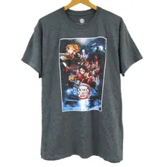 海外限定◆鬼滅の刃 映画 無限列車編 半袖 プリント Tシャツ US公式 アニプレックス GEEオフィシャル 煉獄杏寿郎 竈門炭治郎のサムネイル