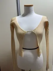 JACQUEMUS ジャックムス フラルー カーディガン ライトイェロー 34のサムネイル