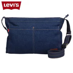リーバイス LEVIS バッグ メッセンジャーバッグ ショルダー メンズ レディース 8.5L 斜め掛け 大人 軽量 デニム MESSENGER BAG 002GV-0001のサムネイル