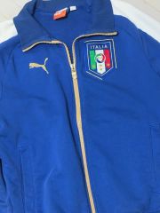 サッカーイタリア代表 上着ジャケットコート フード付きナイロン 
