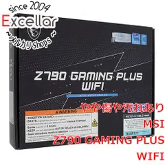 [bn:5] MSI　ATXマザーボード　Z790 GAMING PLUS WIFI　LGA1700 元箱ありのサムネイル
