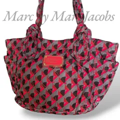 【MY0921】Marc by Marc Jacobs マークバイマークジェイコブス トートバッグ 肩掛け ハンドバッグ 柄 マザーズバッグ  軽量 ナイロンのサムネイル