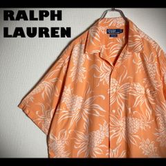 POLO RALPH LAUREN イエロー ビスコース アロハシャツ XL - メルカリ