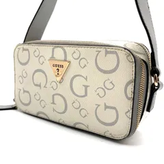 GUESS Charlestown Mini Crossbody Bag White GREY ゲス チャールズタウン ミニ クロスボディバッグ ホワイト グレーのサムネイル