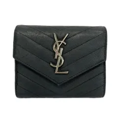 SAINT LAURENT PARIS(サンローランパリ) 3つ折り財布 - 403943 黒 レザーのサムネイル