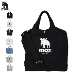 moz モズ トートバッグ ショルダー メンズ レディース キャンバス 斜めがけ B4サイズ対応 軽量 SHOULDER TOTE BAG ZZHC-01のサムネイル