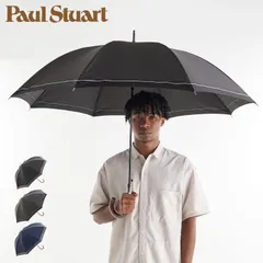 ポールスチュアート Paul Stuart 長傘 雨傘 メンズ 65cm 軽い 大きい 14015のサムネイル