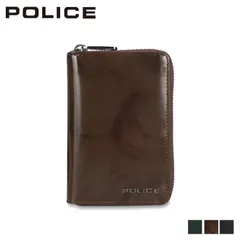 ポリス POLICE 二つ折り財布 メンズ ラウンドファスナー 本革 SPAZZOLA MIDDLE WALLET ダーク PA-70502のサムネイル