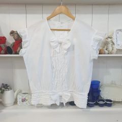 未使用品♡SHIPS♡綿100 BON VIEUX TEMPS フリル衿ブラウス - メルカリ