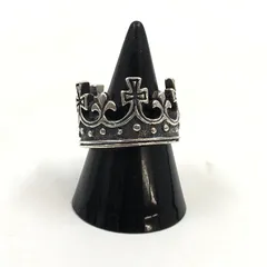 【中古品】ROYAL ORDER ロイヤルオーダー CROWN RING クラウンリング シルバー 925 指輪 アクセサリー 14号【192-260701-hn-13-fur】のサムネイル