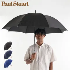 ポールスチュアート Paul Stuart 長傘 雨傘 メンズ 65cm 軽い 大きい 14016のサムネイル