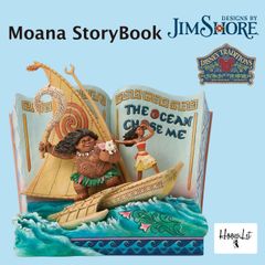 디즈니 모아나 스토리북 짐쇼어 피규어 입상 인형 Moana StoryBook 디즈니 트라디션즈 JIM SHORE 정규 수입품