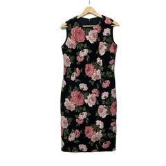 新品同様♡ カルバンクライン 薔薇 ワンピース US10 大きいサイズ
