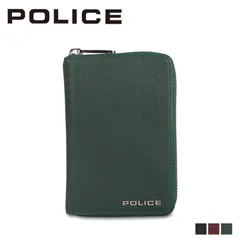 ポリス POLICE 財布 二つ折り メンズ ラウンドファスナー ボックス型小銭入れ トレント ワイン PA-70603のサムネイル