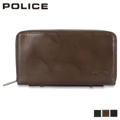 ポリス POLICE 長財布 メンズ ラウンドファスナー 本革 SPAZZOLA BIG LONG WALLET ダーク PA-70505のサムネイル