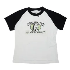 オフホワイト ヴァージル アブロー ホース ビルボード ラグラン 半袖 Tシャツ カットソー サイズ XS ホワイト ブラック コットン レディース OFF-WHITE【244-64438】のサムネイル