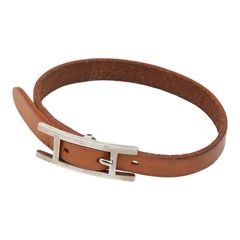 極美品⭐︎エルメス HERMES ライトブラウン アピ1 レザーブレス - メルカリ