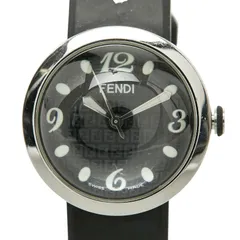 フェンディ ブースラ 腕時計 8010G ブラック シルバー ステンレススチール ラバー レディース FENDI【1-0265959】のサムネイル