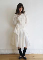 la belle etude 裾バルーンボリュームシャツワンピース - メルカリ