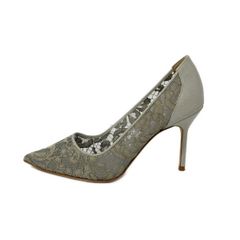 MANOLO BLAHNIK(마노로브라니쿠) 펌프스 35 1/2 레이디스 - 그레이 레이스