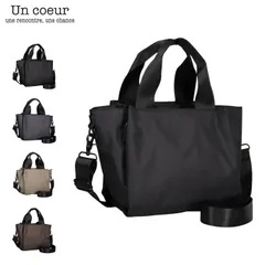 アンクール Un coeur バッグ トートバッグ ショルダーバッグ メンズ レディース 2WAY スクエア 斜め掛け 大容量 SQUARE TOTE K905066のサムネイル