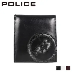 ポリス POLICE 財布 二つ折り メンズ イーブン 本革 BI-FOLD WALLET ダーク PA-5502のサムネイル
