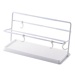 ELECOM 병 건조 스탠드 [500ml 병 / 2L 저그 / 어린이용 컵 / 텀블러] 녹에 강한 미끄럼 방지 훅 첨부 "side 사이드" 화이트 KAWKSTBTWHpms