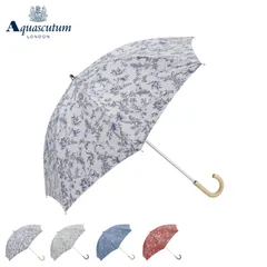 アクアスキュータム AQUASCUTUM 傘 日傘 晴雨兼用 長傘 雨傘 レディース UVカット 遮蔽 紫外線対策 ボタニカルプリント 1AQ 23077のサムネイル
