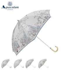 AQUASCUTUM アクアスキュータム 傘 日傘 晴雨兼用 長傘 雨傘 レディース 東レ サマーシールド UVカット 遮蔽 紫外線対策 1AQ 23073のサムネイル