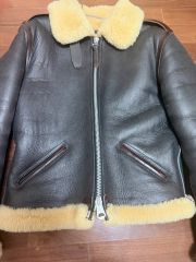EASTMAN B-6ムートンフライトジャケット レザー イーストマン - メルカリ