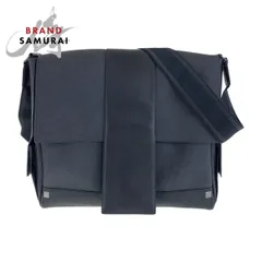 美品 Dunhill ダンヒル ブラック 黒 ガンメタ金具 PVC/レザー ショルダーバッグ メッセンジャーバッグ メンズ 506438【中古】のサムネイル