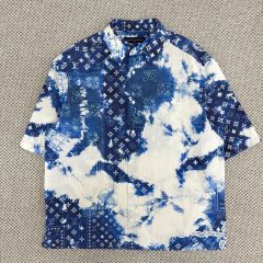 即日発送 極美品 LOUIS VUITTON モノグラムバンダナ シャツ XS - メルカリ