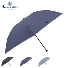 アクアスキュータム AQUASCUTUM 日傘 雨傘 折りたたみ傘 晴雨兼用 東レ サマーシールド チェックパイピング 遮光 遮熱 軽量 1AQ 28605のサムネイル
