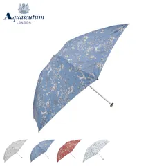 アクアスキュータム AQUASCUTUM 傘 日傘 折りたたみ傘 晴雨兼用 雨傘 レディース UVカット 遮蔽 紫外線対策 ボタニカルプリント 1AQ 27177のサムネイル