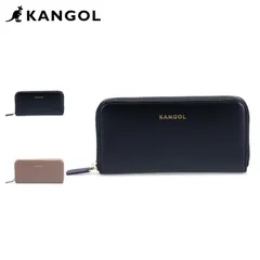 カンゴール KANGOL 長財布 メンズ レディース ラウンドファスナー LONG WALLET グレージュ KGSA-WA00014のサムネイル