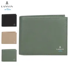 ランバンオンブルー LANVIN en Bleu 財布 二つ折り メンズ レディース 本革 デクスター 524606のサムネイル
