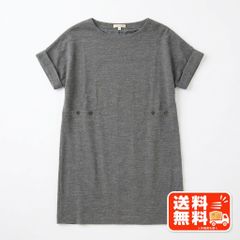 HUMAN WOMAN 휴먼 우먼 탑스 그레이 반소매 컷소우 evam eva풍