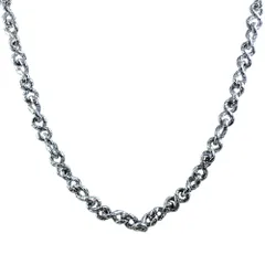 BOTTEGA VENETA ボッテガヴェネタ イントレチャート ネックレス ホワイトゴールド 750WG シルバー 上品 エレガント 高級感 洗練 人気 定番 実用的のサムネイル