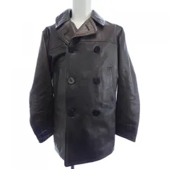 ダブルアールエル DOUBLE RL Kentner Leather Pea Coat レザージャケットのサムネイル