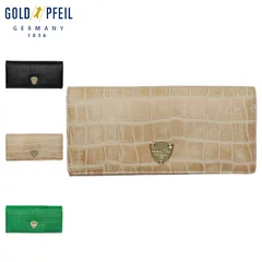 ゴールドファイル GOLD PFEIL 長財布 ヘルリヒ レディース クロコ型押し 本革 herrlich GP51116のサムネイル