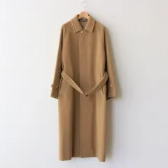 オーラリー 21fw ウールコート キャメル ブラウン 3のサムネイル